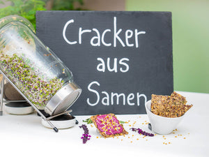 Cracker aus Samen gebacken