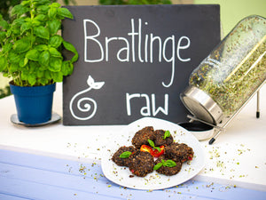 Bratlinge raw/roh