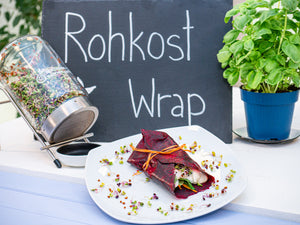 Rohkost Wrap selber machen