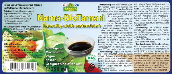 Bio Nama-Tamari 0.35L