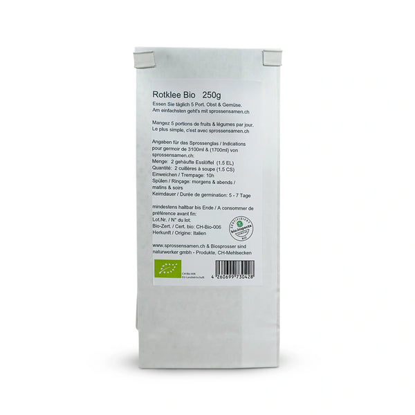 Rotklee Bio Samensprossen 250g